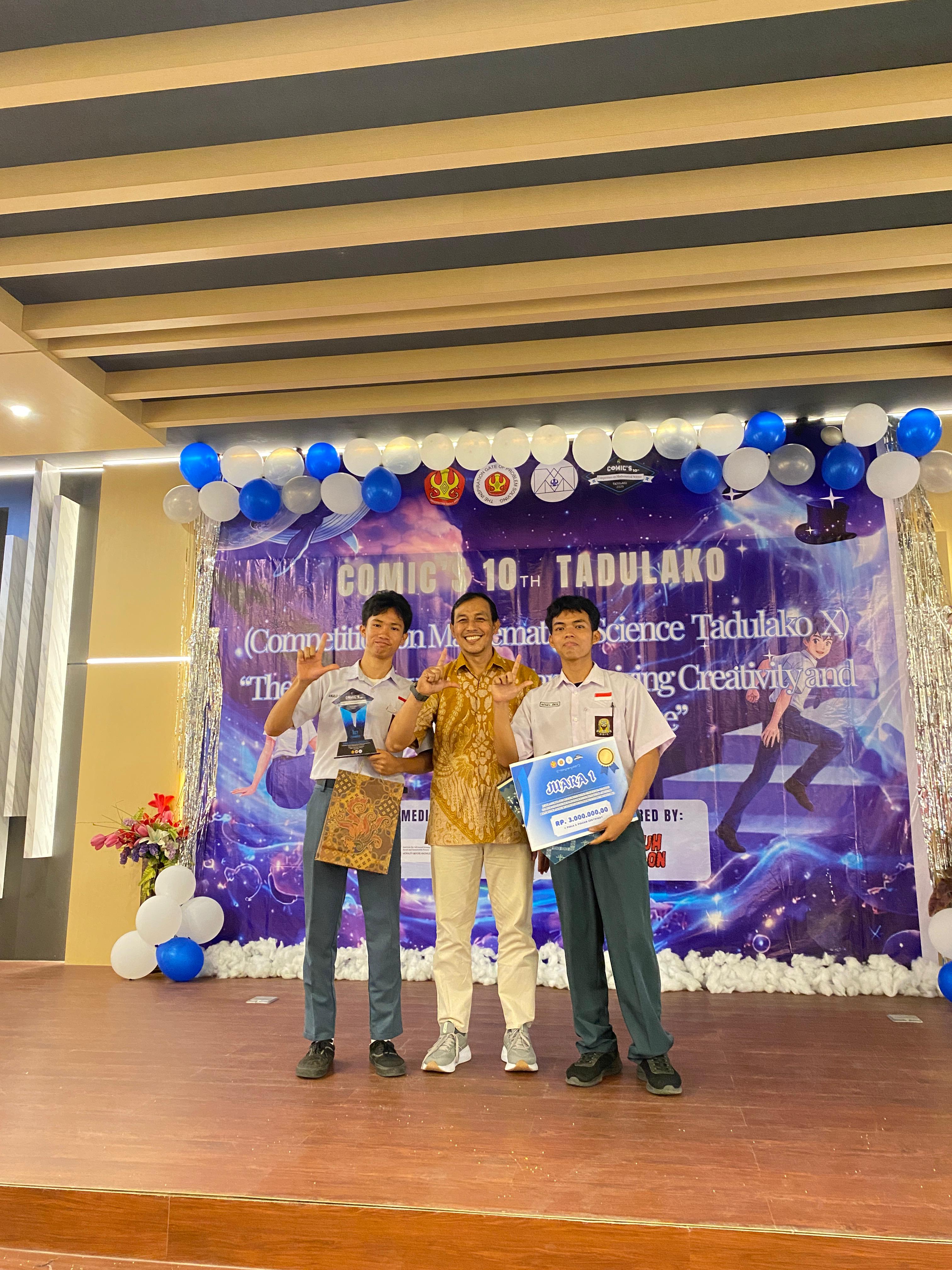 Peraih juara UMUM CoMic's 10th Tadulako